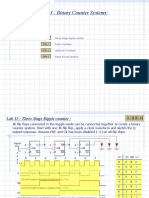 Lab 13: Binary Counter Systems:: Three Stage Ripple Counter. Down Counters. Up/Down Counters. Altera 4count Symbol