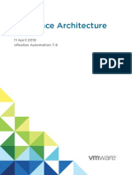 Reference Architecture: 11 April 2019 Vrealize Automation 7.6