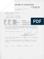 Certificate of Dispositions Case No. 02020377 & Case No. 02030145 (Dewitt Town Court) Judge David Gideon May 9, 2003