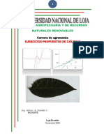 Ejercicios Propuestos de Cálculo PDF