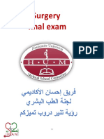 Surgery Final Exam