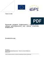 Stosowanie Przepisów Bezpieczeństwa I Higieny Pracy, Ochrony Przeciwpożarowej Oraz Ochrony Środowiska 813 (02) .O1.01