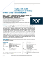 A High-Speed Microturbine Pma-Synrg Emulation Using Power Hardware-In-The-Loop For Wind Energy Conversion Systems