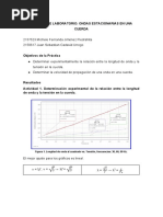 Reporte de Laboratorio - Ondas Estacionarias en Una Cuerda