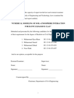 Format For BSC Thesis