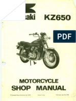 Kawasaki KZ 650 B1 '77 - Service Manual