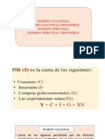 Ingreso Nacional e Ingresos Personal