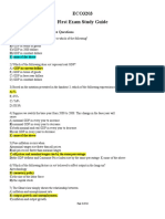 ECO3203 Test #1 Study Guide