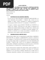 LAUDO ARBITRAL Terminado