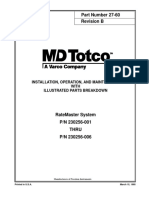 Part Number 27-60 Revision B: Installation, Operation, and Maintenance With Illustrated Parts Breakdown