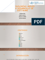 Metodologías Ágiles para Desarrollo de Software