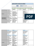 Social Science Weekly Lesson Plan Format