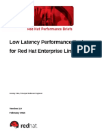 Low Latency Performance Tuning For Red Hat Enterprise Linux 7