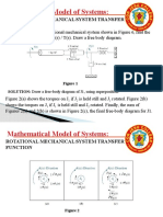 Mathematical Model of Systems:: Rotational Mechanical System Transfer Function