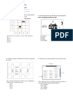 Atividade de Matemática LOCALIZAÇÃO E CAMINHOS