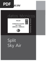 Cassette Daikin FFQ Split Sky Air