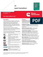 Otpc Transfer Switch Open and Closed Transition: Description