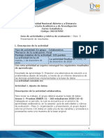 Guía de Actividades y Rúbrica de Evaluación - Paso 5 - Presentación de Resultados