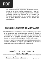 Diseño de Montantes