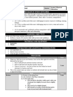 Program of Study Outcomes: Lesson Title/Focus Class 3: Basketball Course Grade 5 Physical Education