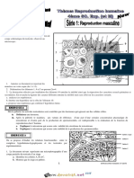 Série Corrigée Lycée Pilote SVT Reproduction Masculine Bac Sciences Exp 2018 2019 MR Ezzeddini Mohamed