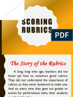 Scoring Rubrics Reference