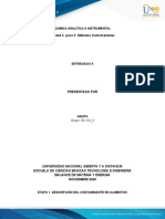 Unidad 3 - Paso 3 - Métodos Instrumentales..