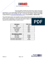 MS-004 Wiring Guidelines For Contact Block: MAD Elevator Fixtures Inc