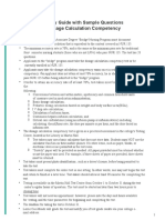 Dosage Calculation Competency: Study Guide With Sample Questions