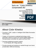 Case Analysis On Color Kinetics Incorporated' Updated