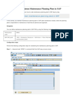 SAP PM - Maintan Maintenance Planning Plant in SAP