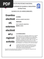 Estereoselectividad Regioselectividad