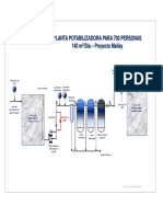 Diagrama de Proceso. - PTAP 700 Personas. - Proyecto Mallay