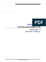 Staffing Management Plan