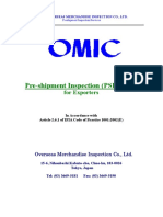 Pre-Shipment Inspection (PSI) Guide: For Exporters