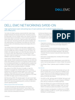 Dell Emc Networking S4100 Series Spec Sheet PDF