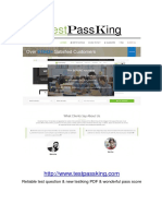 Passking: Reliable Test Question & New Testking PDF & Wonderful Pass Score