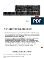 Behaviour of Non-Structural Elements During Earthquake