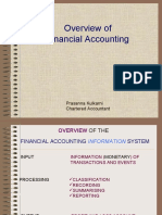 Overview of Financial Accounting: Prasanna Kulkarni Chartered Accountant