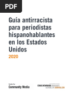 Guía Antirracista para Periodistas Hispanohablantes en Los Estados Unidos