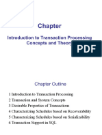 Transaction Processing Concepts and Theory