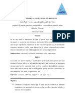 Informe de Cervantes y Reales Sobre Calibracion de Un Calorimetro