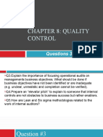 Chapter 8: Quality Control: Questions 3 To 5