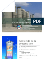 1 Torres de Absorción, Importancia y Funcionamiento PDF