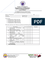 LAC Session Evaluation Tool