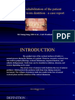 5.full Mouth Rehabilitation of The Patient With Severely Attrited Teeth