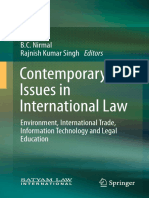 Contemporary Issues in International Law - Environment, International Trade, Information Technology and Legal Education (PDFDrive) PDF