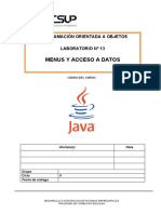 Lab 13 - Menus y Acceso A Datos