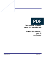 Serie 700 Conmutador Ethernet Industrial Administrado Manual Del Usuario y Guía de Instalación