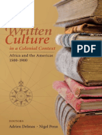 In A Colonial Context: Africa and The Americas 1500-1900